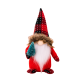 New Year soft figure Gnome with Christmas tree 30 cm Boy Red