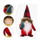 New Year soft figure Gnome with Christmas tree 30 cm Boy Red