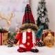 New Year soft figure Gnome with Christmas tree 30 cm Red girl