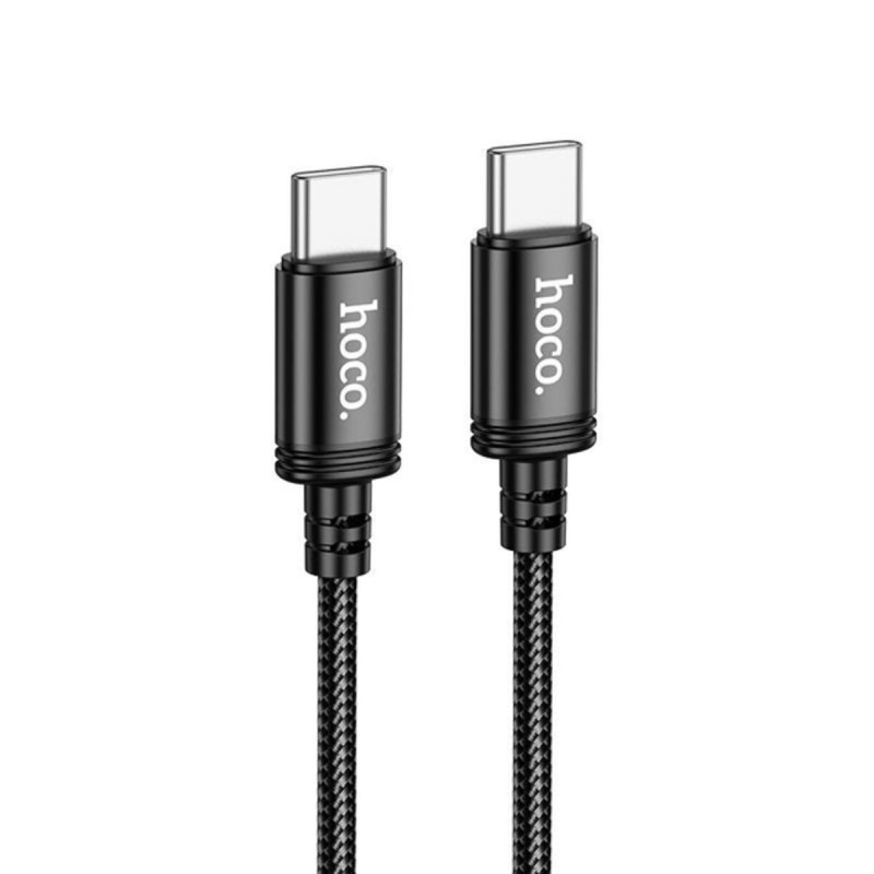 Кабель HOCO X89 Wind 60W Power Delivery charging data cable Type-C to Type-C 1м Black