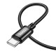 Кабель HOCO X89 Wind 60W Power Delivery charging data cable Type-C to Type-C 1м Black
