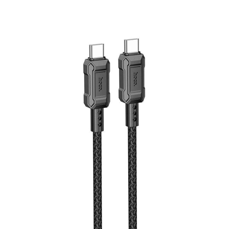 Кабель HOCO X94 Leader 60W charging data cable Type-C to Type-C 1м Black