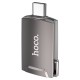 Адаптер HOCO UA19 Easy flow Type-C to HDMI Adapter Metal Gray