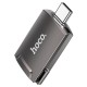 Adapter HOCO UA19 Easy flow Type-C to HDMI Adapter Metal Gray