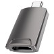 Adapter HOCO UA19 Easy flow Type-C to HDMI Adapter Metal Gray