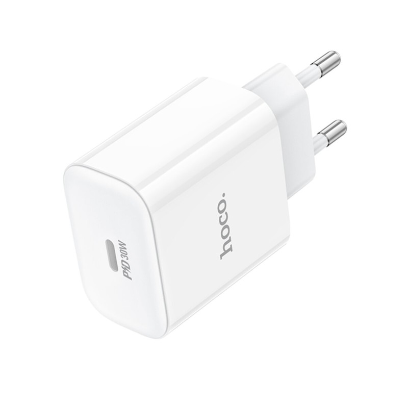 Мережевий зарядний пристрій HOCO C76A Pro Majestic Charger PD 30 Вт 1xType-C White