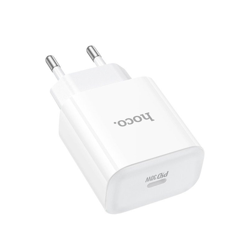 Мережевий зарядний пристрій HOCO C76A Pro Majestic Charger PD 30 Вт 1xType-C White