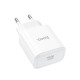 Мережевий зарядний пристрій HOCO C76A Pro Majestic Charger PD 30 Вт 1xType-C White