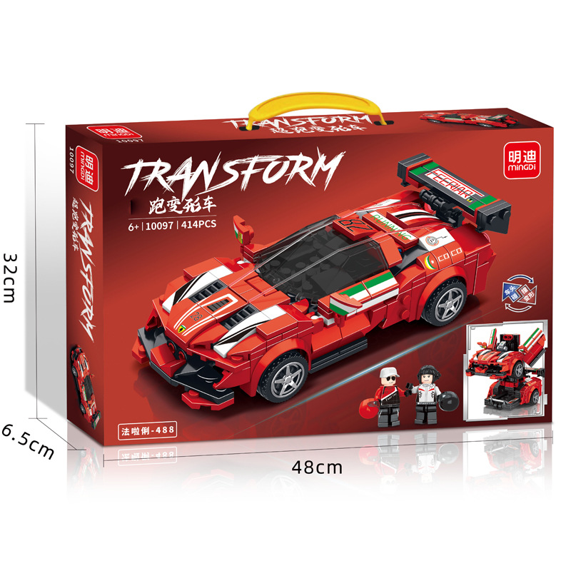 Constructor MINGDI Transformer Car (414 parts)