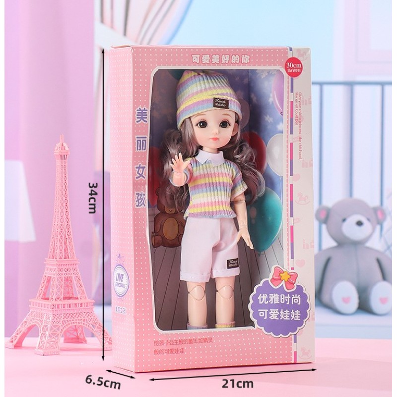 Musical Doll School Fashionista in a stylish suit 30 cm