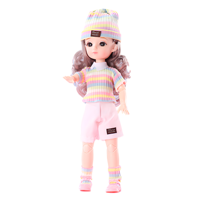 Musical Doll Street Style in a bright costume 30 cm