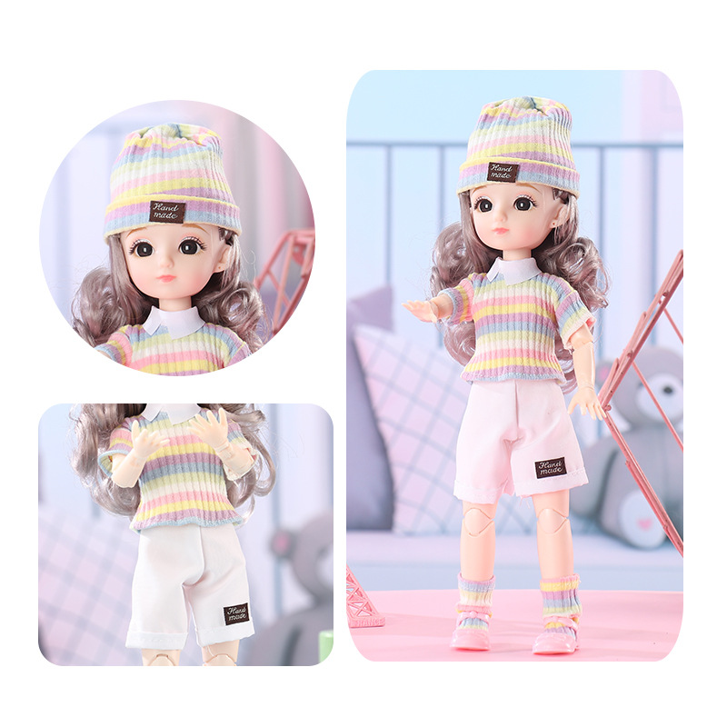 Musical Doll Street Style in a bright costume 30 cm