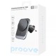 Автомобільний тримач з Бездротовим ЗП Proove Square Magnetic Pro 15W black