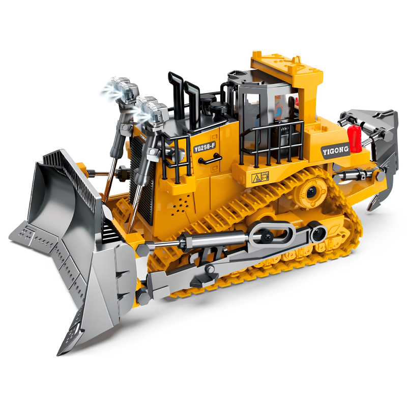 YIGONG radio-controlled bulldozer 1:24 Yellow