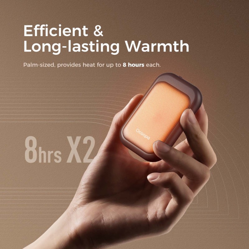 Багаторазова грілка для рук Ocoopa UT4 Young 2500mAh 2 in 1 Type-C Black