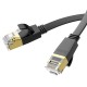 Кабель сетевой Hoco US07 Cat.6 RJ45 Экранированный Интернет кабель (патч-корд, Patch Cable) 5 м Black (6931474780706)