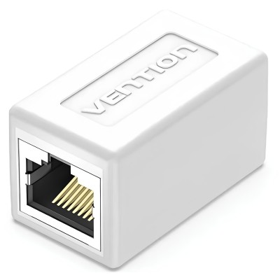 Соединитель витой пары Vention Cat.6 FTP Keystone Jack Coupler White (IPVW0)