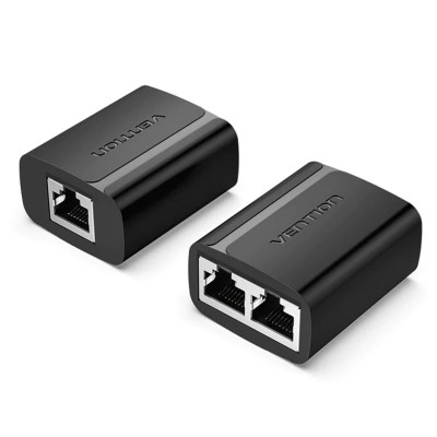 Розгалужувач витої пари (сплітер) Vention RJ45 Splitter Adapter 1шт Black (IPTB0)