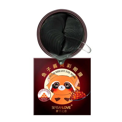 Гідрогелеві патчі SERSANLOVE Caviar Bright Eye Mask з гіалуронової кислотою і екстрактом ікри 60 шт