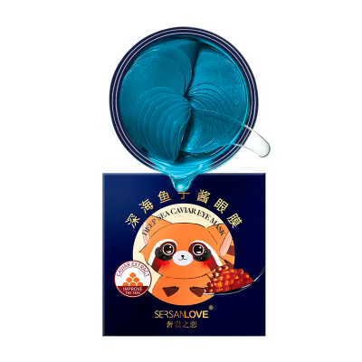 Гідрогелеві патчі SERSANLOVE Deep Sea Caviar Eye Mask з екстрактом ікри 60 шт