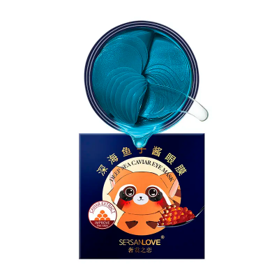 Гидрогелевые патчи SERSANLOVE Deep Sea Caviar Eye Mask с экстрактом икры 60 шт