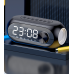 Настільний годинник з будильником та функціоналом Bluetooth колонки Diago S8 (Bluetooth, FM-радіо, TF-карти, 3.5мм AUX, Micro-USB) Білий