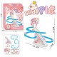 Interactive educational toy for children slide-track Set of cheerful pigs with lifting mechanism 12 pigs