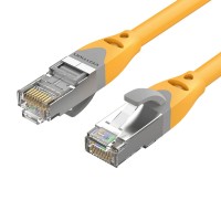 Кабель мережевий Vention Cat.6A SFTP Інтернет кабель (патч-корд, Patch Cable) 1.5 м Yellow (IBHYG)