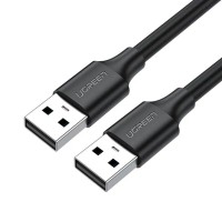 Cable UGREEN US102 USB 2.0 A Male to A Male Cable 1m Black (UGR-10309)