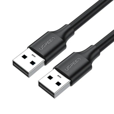 Cable UGREEN US102 USB 2.0 A Male to A Male Cable 1m Black (UGR-10309)