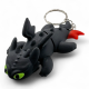 Игрушка-брелок Беззубик Toothless (Как укротить дракона) Черный [FDM-печать]