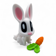 Игрушка Кролик с морковкой [FDM-печать]