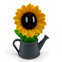 Flower-shaped toy Blob Flowers Tulip Sunflower in a watering can [FDM printing]
