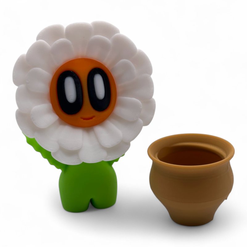 Blob Flowers Daisy Flower Toy in a Pot [FDM Printing]