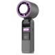 Вентилятор ручний з акумулятором та дисплеєм OG Handheld Fan K801 (з охолодженням) Темно-сірий (K801-GP)