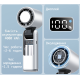 Handheld fan with battery and display OG Handheld Fan K801 (with cooling) Dark gray (K801-GP)