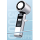Handheld fan with battery and display OG Handheld Fan K801 (with cooling) Dark gray (K801-GP)