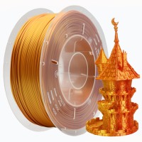 PLA Filament (plastic) for 3D printer Creat3D Silk 1kg, 1.75mm, Gold + Copper