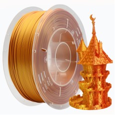 PLA Filament (plastic) for 3D printer Creat3D Silk 1kg, 1.75mm, Gold + Copper