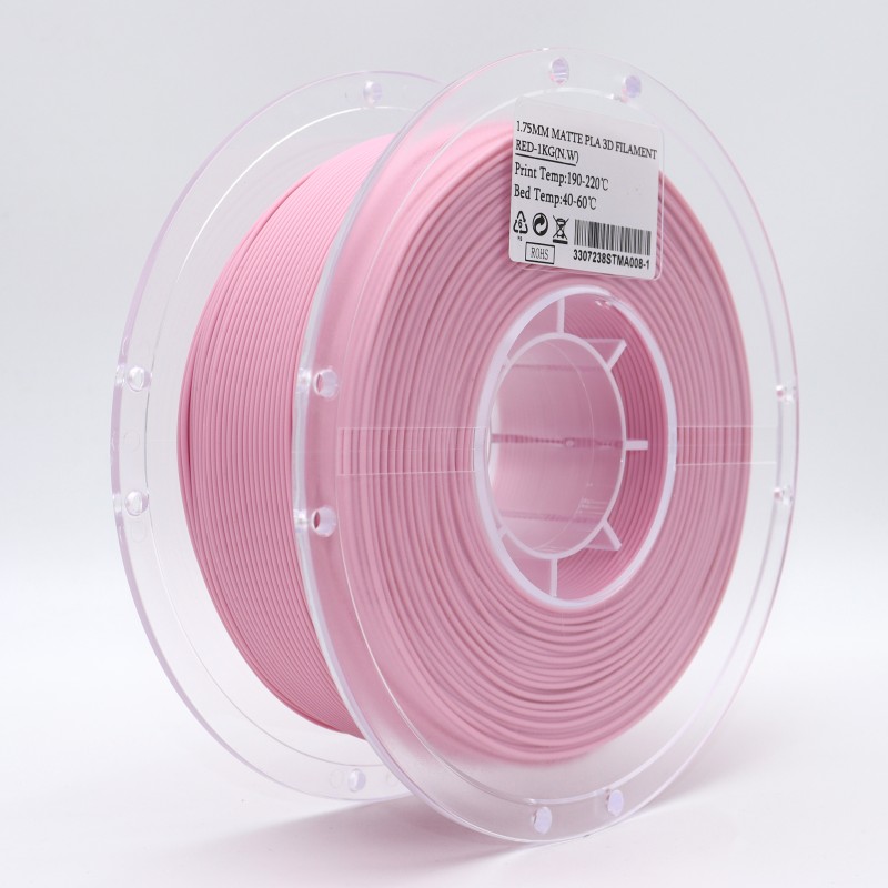 PLA Filament (пластик) для 3D принтера STing3D Pastel Matte 1кг, 1.75мм, Рожевий пастельний