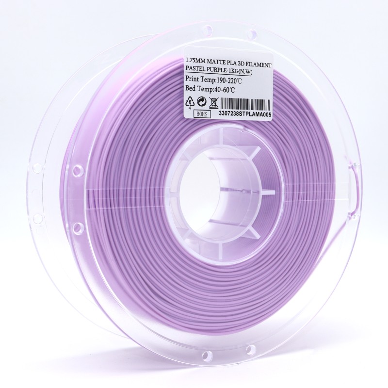 PLA Filament (пластик) для 3D принтера STing3D Pastel Matte 1кг, 1.75мм, Фіолетовий пастельний