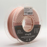 PLA Filament (пластик) для 3D принтера STing3D Matte 1кг, 1.75мм, Рожевий