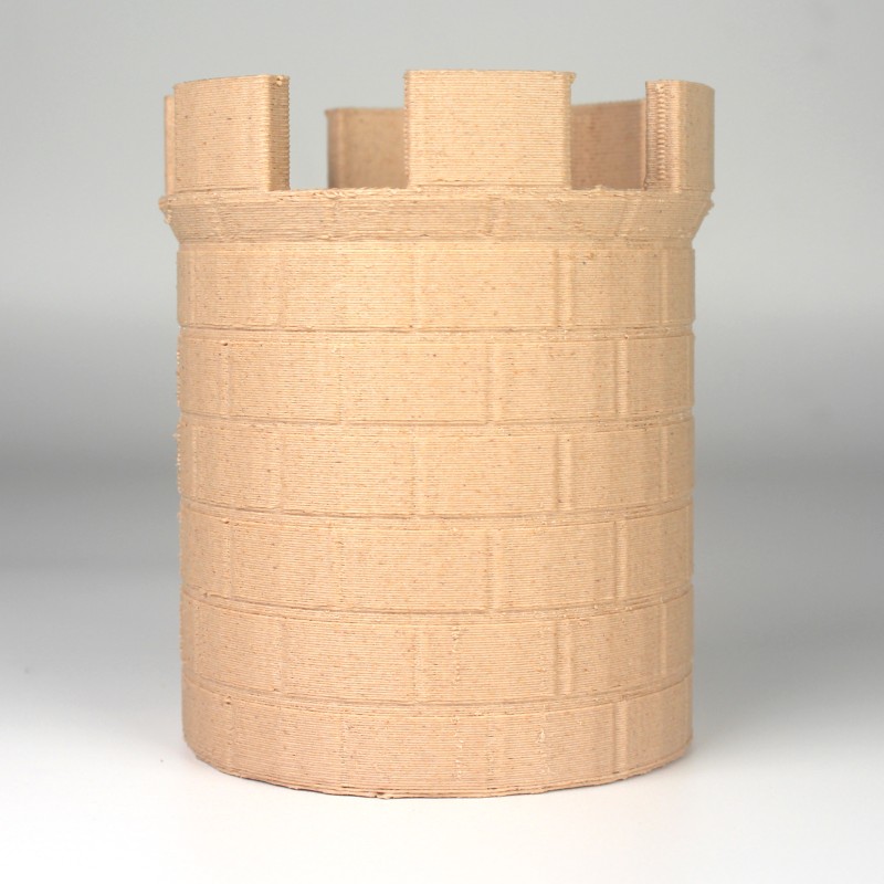 PLA Filament (пластик) для 3D принтера STing3D Wooden 1кг, 1.75мм, Натуральне дерево