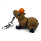 Capybara Keychain Toy with Orange [FDM Printing]