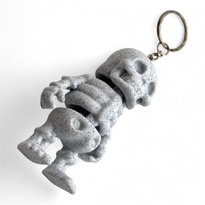 Toy key chain Moving skeleton [FDM printing]