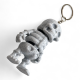 Toy key chain Moving skeleton [FDM printing]
