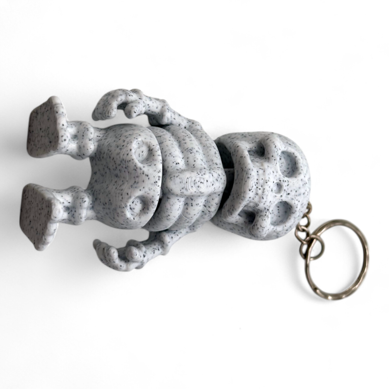 Toy key chain Moving skeleton [FDM printing]