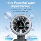 Handheld fan with battery and display Diveblues Turbo Fan Dark gray (N607D-GY)