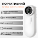 Powerful mini fan with battery and display Diveblues TurboBear White (D5041-WH)
