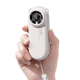 Powerful mini fan with battery and display Diveblues TurboBear White (D5041-WH)